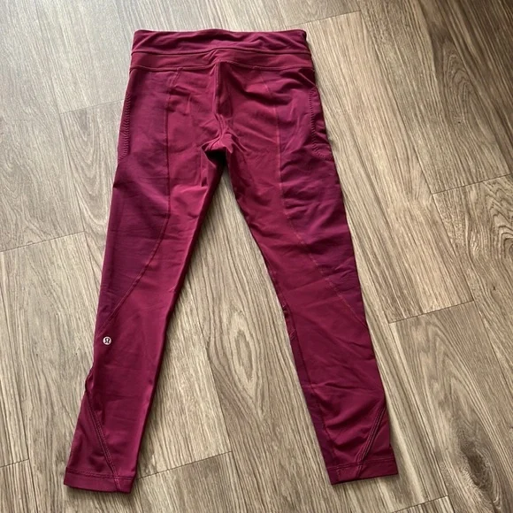 LULULEMON Maroon Leggings - Picture 8 of 17